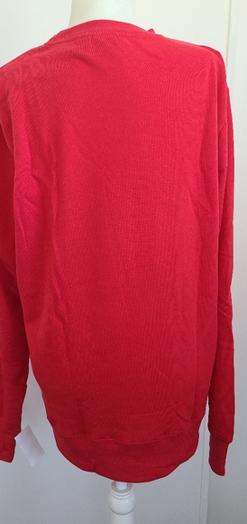 NWT Unisex Adorable Crazy Kitty Christmas Lights Sweatshirt Size L - Picture 3 of 3